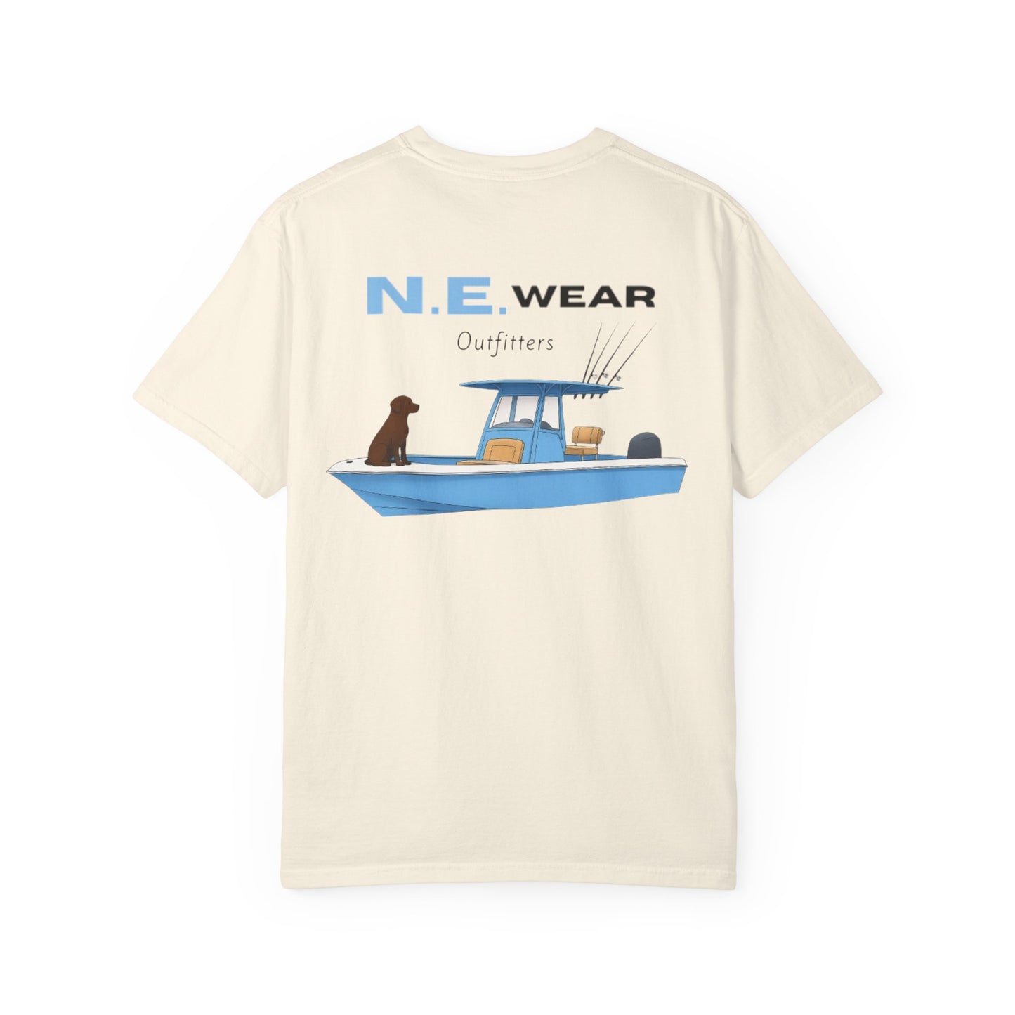 Boat dog graphic T