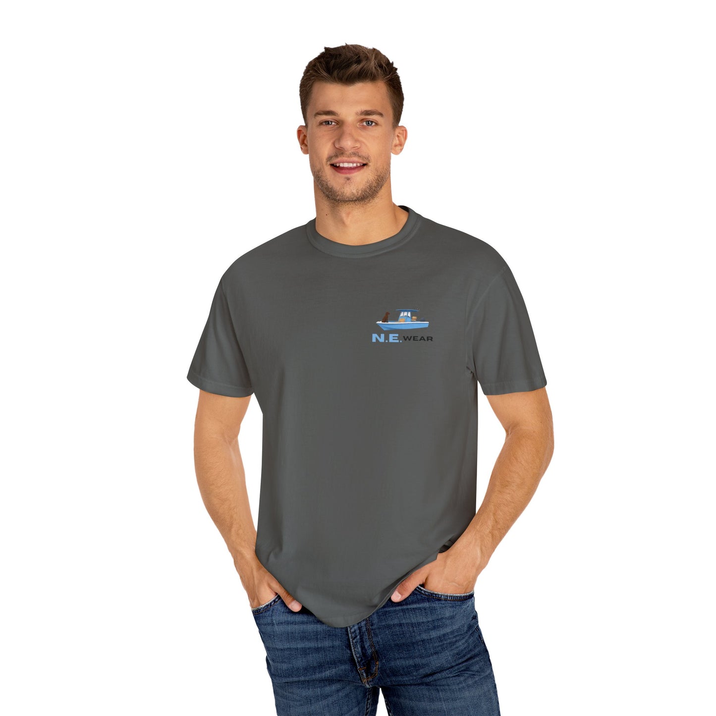 Boat dog graphic T