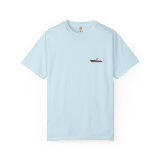 Camo boat Graphic T