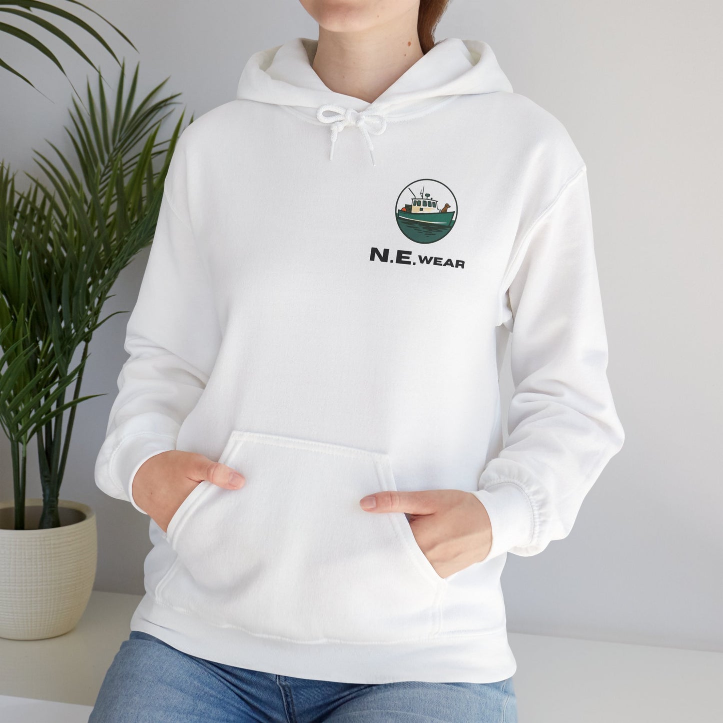 Lobster boat dog hoodie