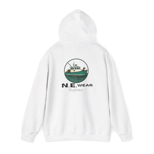 Lobster boat dog hoodie