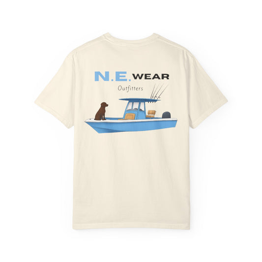 Boat dog graphic T