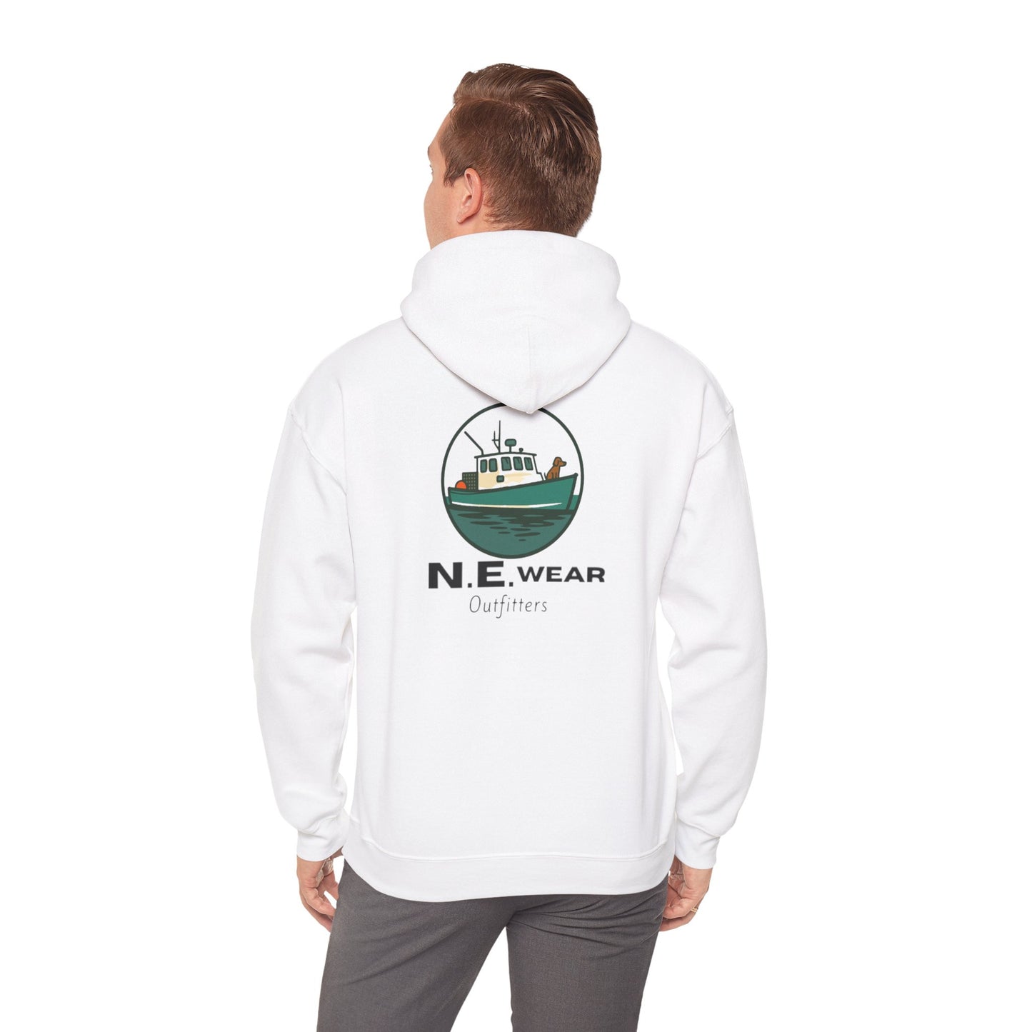 Lobster boat dog hoodie