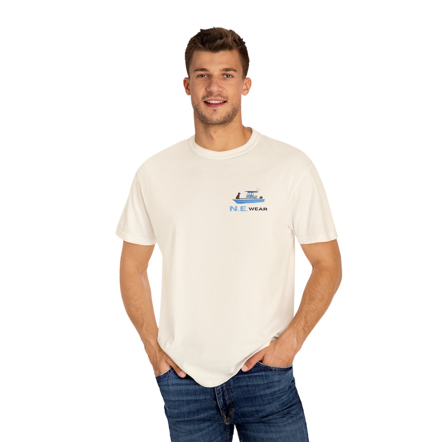Boat dog graphic T