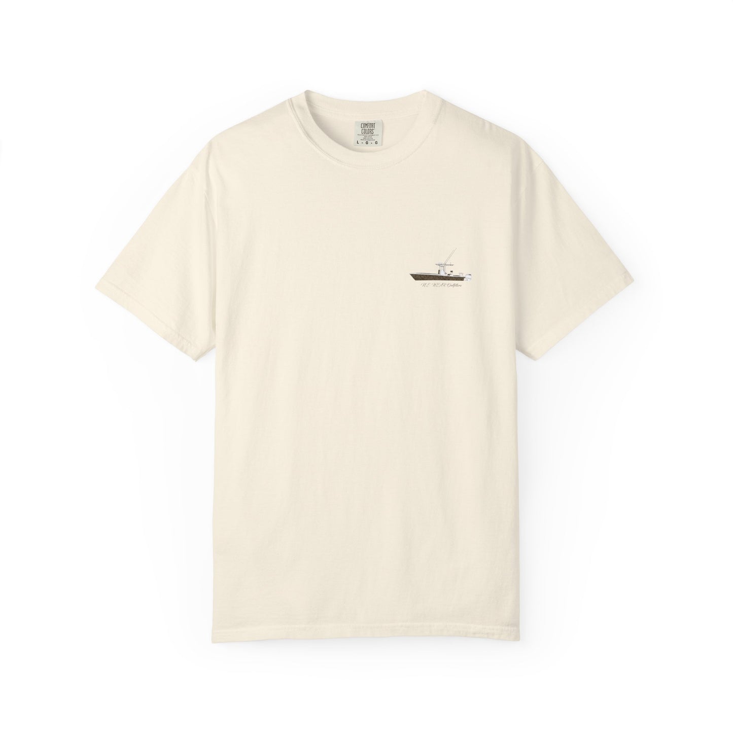 Camo boat Graphic T