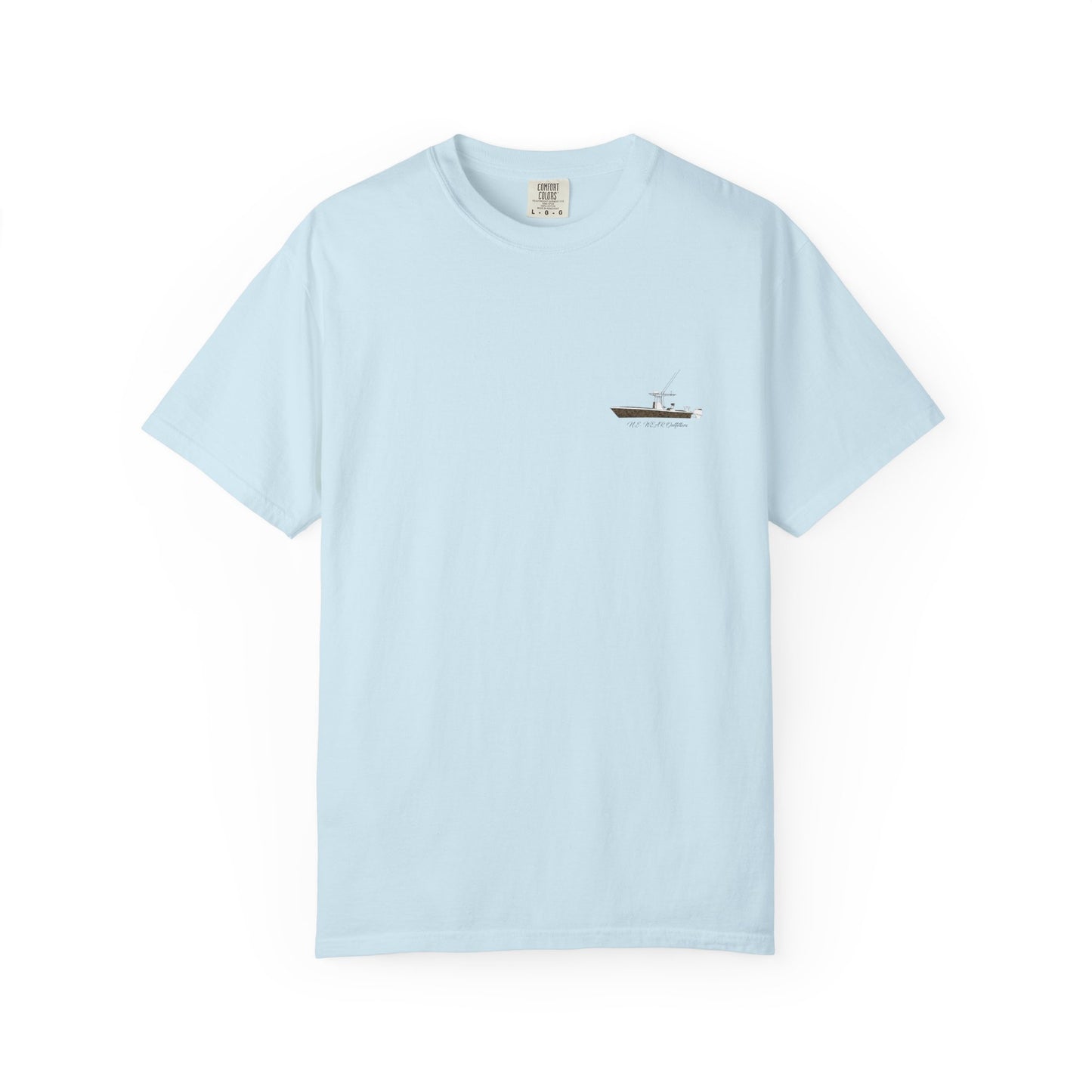Camo boat Graphic T