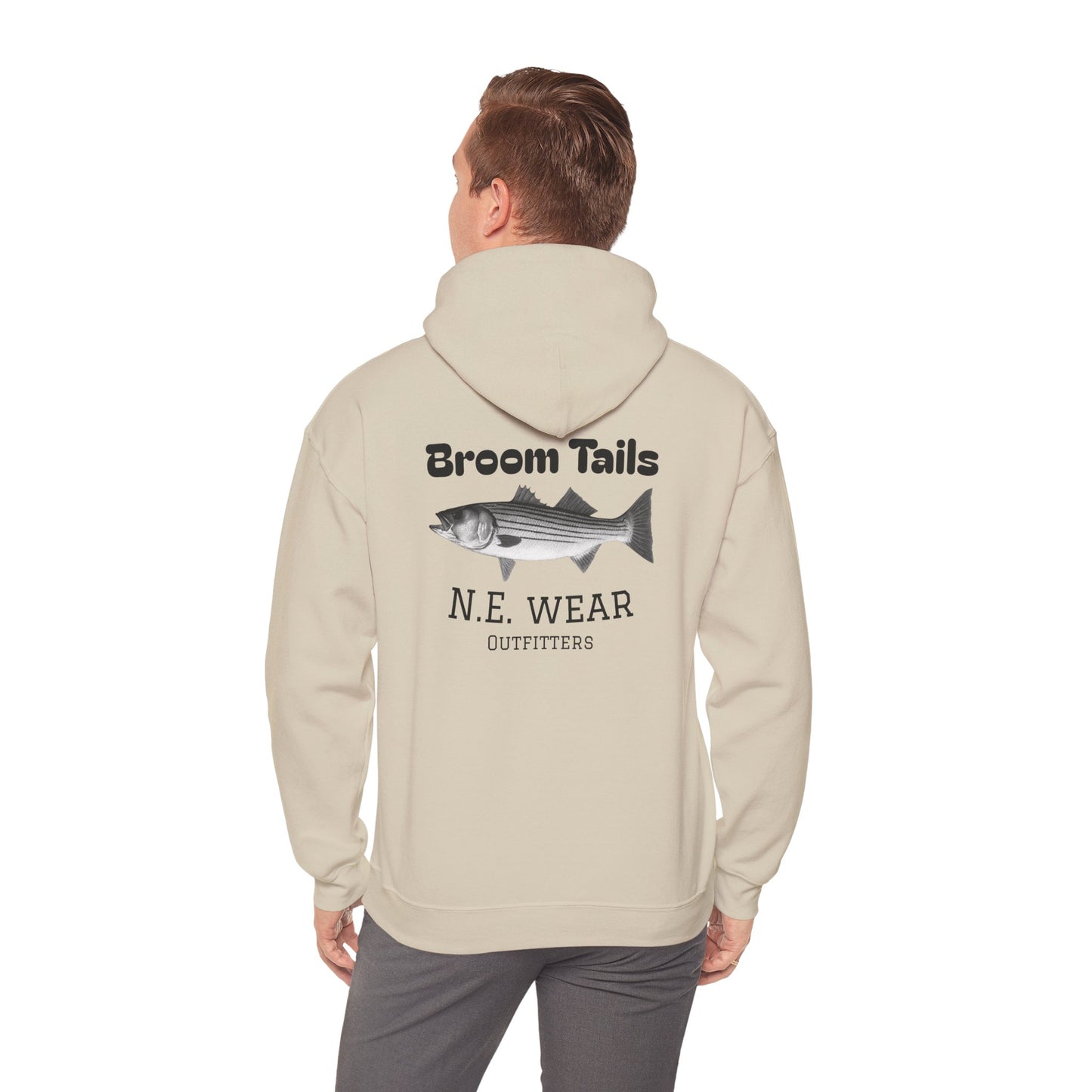 Broom Tails Striper Hoodie
